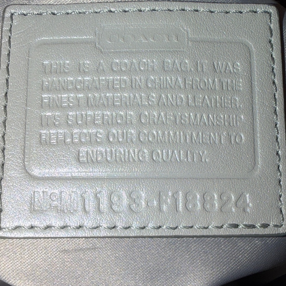 2011 Coach Pierced “Maggie” Patchwork Shoulder Ba… - image 8